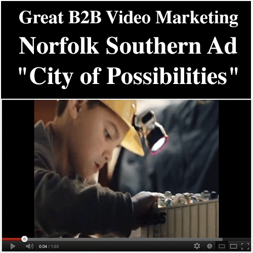 Small Business Marketing - Great B2B Norfolk Southern Video
