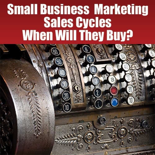 Small Business Marketing - Sales Cycles and When Will They Buy