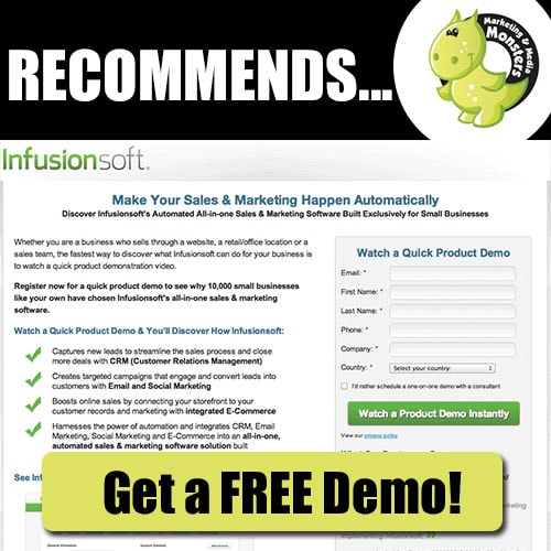 Get a free infusionsoft demo