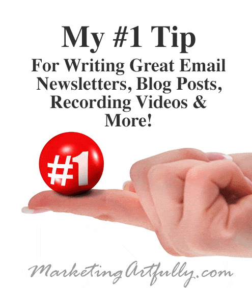 Number one tip for writing great email newsletters