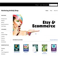 Marketing Artfully Shop - Marketing Planners and Worksheets