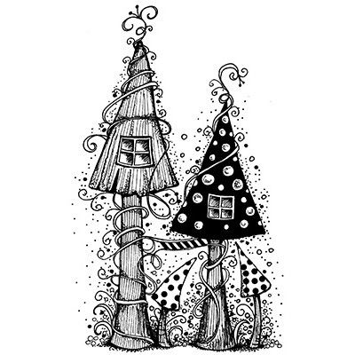 Zentangle Fairy House