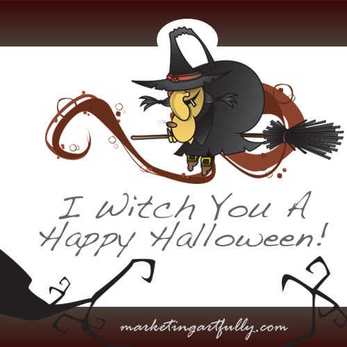 I witch you a happy halloween