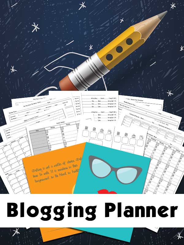 Blogging Planner - Great For Bloggers and Content Creators | PDF Printable