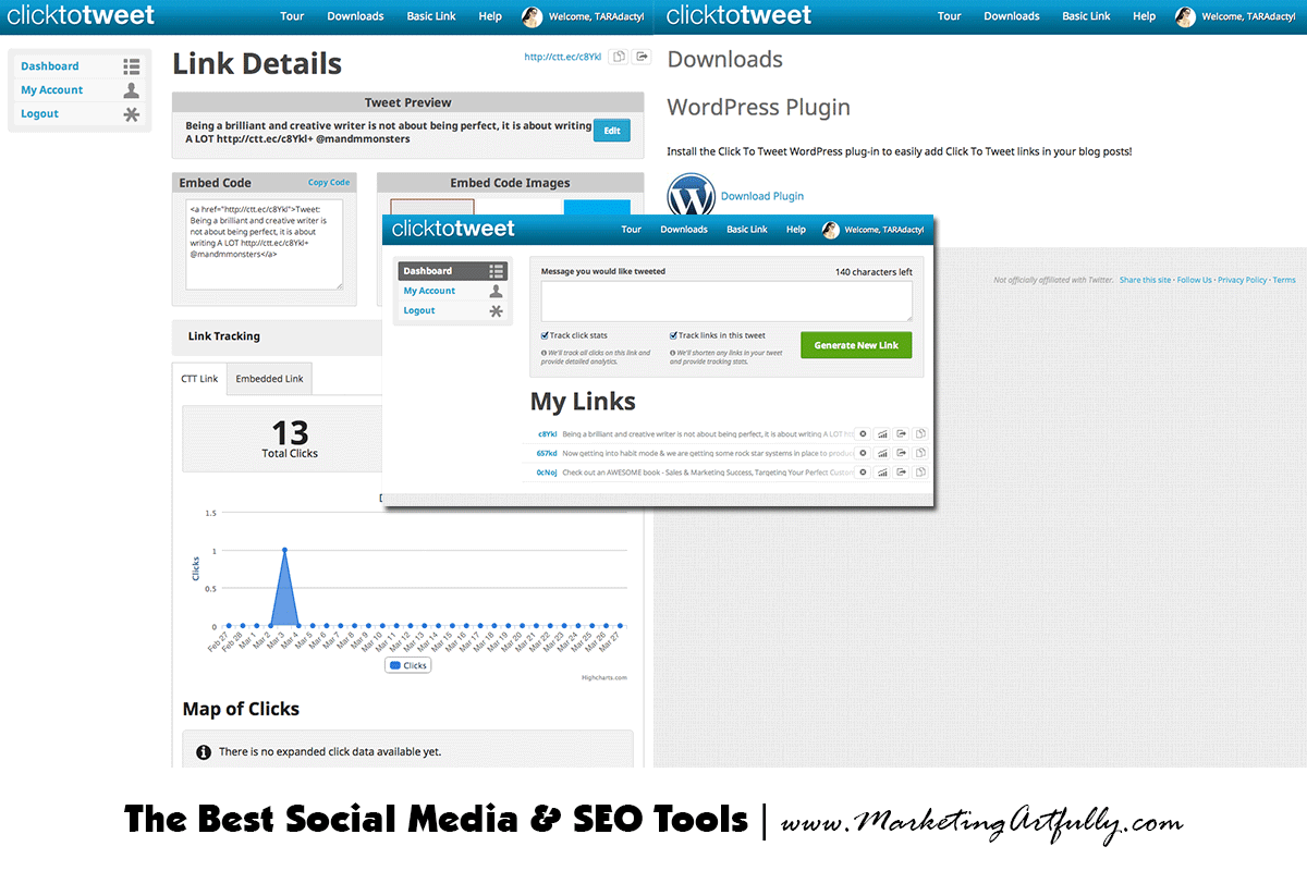 Click to tweet social media tools