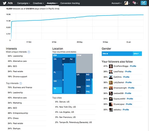 Customer Demographics Twitter