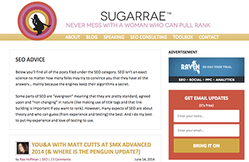 Sugarrae Category Pages