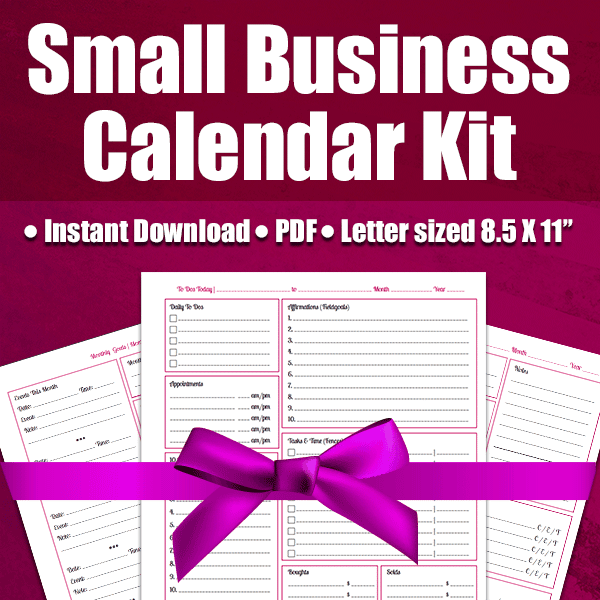 Small Business Calendar Kit