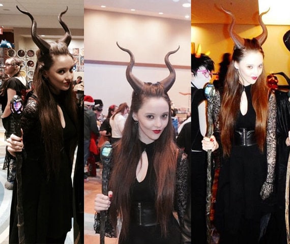 Maleficent Inspired Horns 3D Printed