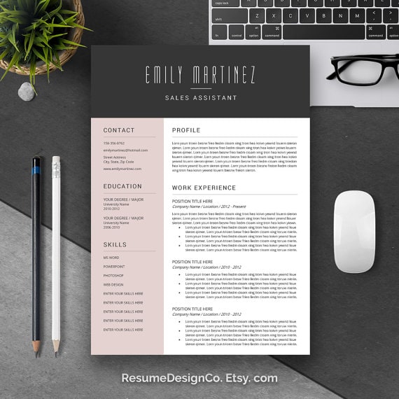 Resume Template and Cover Letter Template