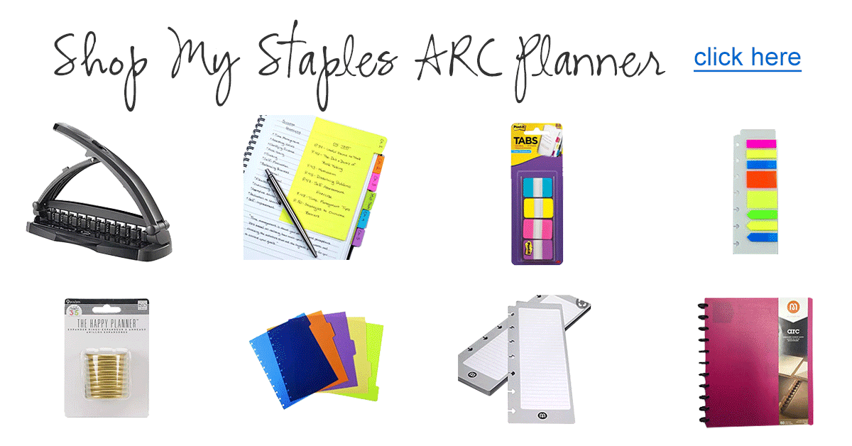 Shop My Staples ARC DIY Planner