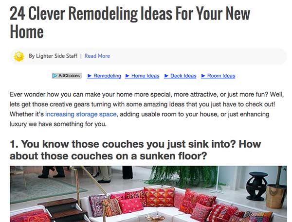 24 Clever Remodeling Ideas - Roundup Blog Posts For Advanced Marketers