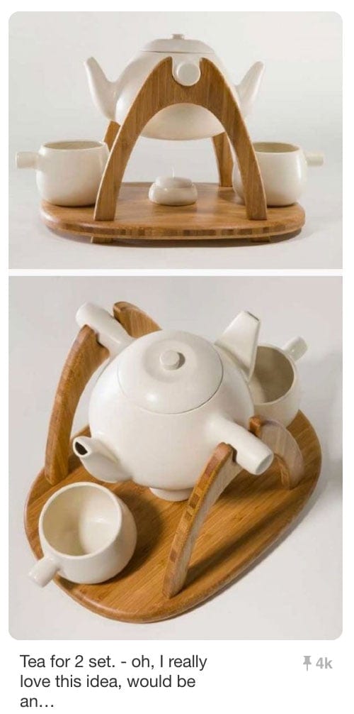 Pinnable Pins - Teapot Product Photos