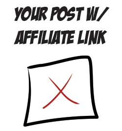 Your Post With Affiliate Links