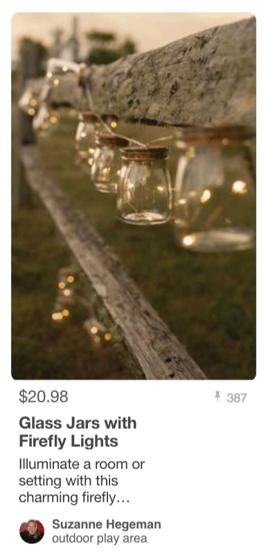 Glass Jars With Firefly Lights