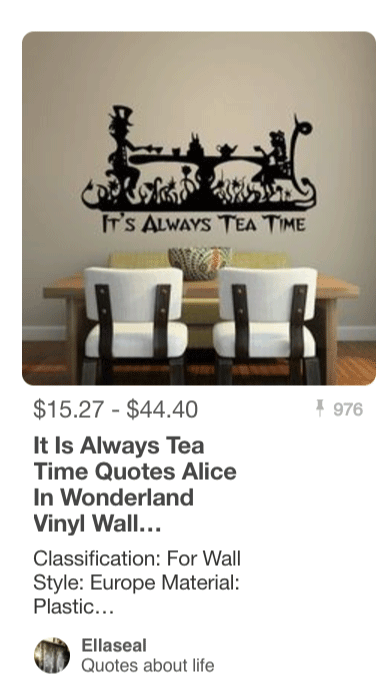 Its Always Teatime - Alice In Wonderland