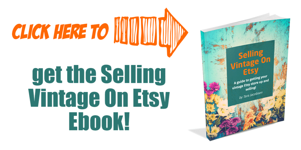 Selling Vintage On Etsy Ebook