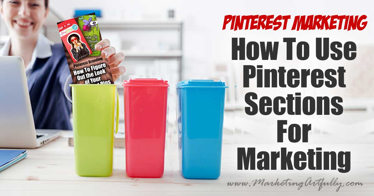 Pinterest New Sections Feature | Pinterest Marketing ...  I went into Pinterest today to see one of my boards and there was new little button called 