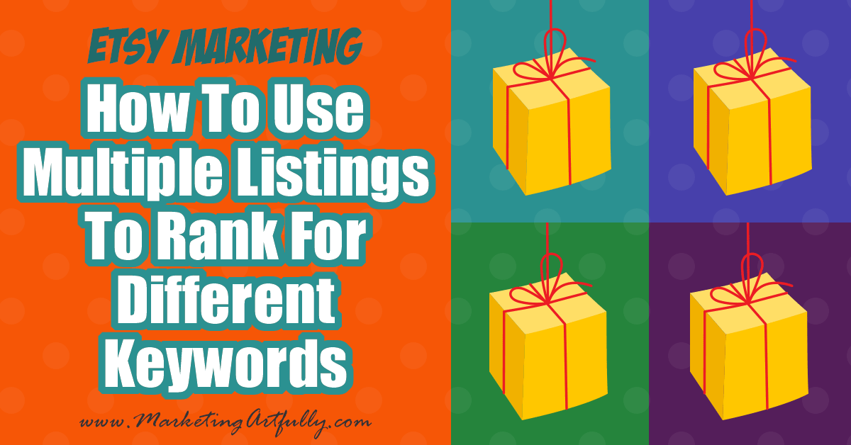 How To Use Multiple Listings To Rank For Different Etsy SEO Keywords... If you are a handmade, digital or supplies Etsy seller, you have such a unique opportunity to use multiple listings of the same product to rank for different keywords in your Etsy SEO and product photography... let me explain!