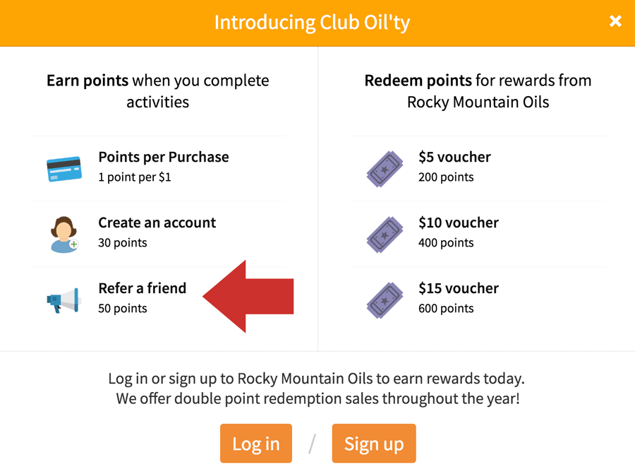 Rocky Mountain Oils Referral Program