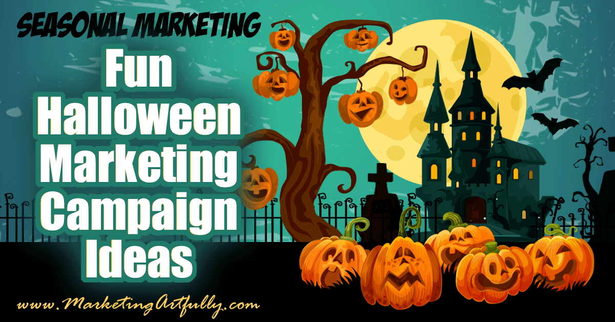 Doing a Halloween marketing campaign? Here are my best tips and ideas for how to promote your business or products during the Halloween seasonal holiday! make sure to snag the free seasonal holiday printable