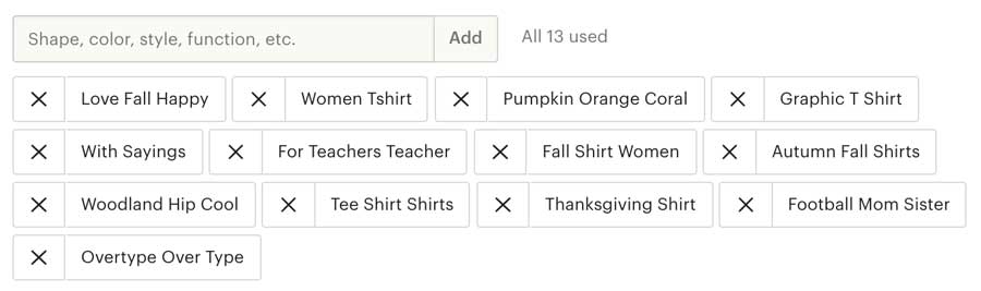 Etsy SEO For Tshirt Sellers