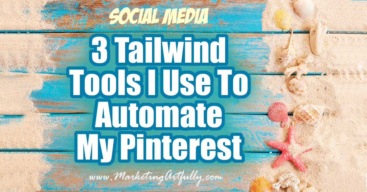 3 Tailwind Tools I Use To Automate My Pinterest... Doing social media is super time consuming and boring. Luckily Tailwind for Pinterest has our backs and has made a set of tools that help to automate the whole process with just a wee bit of work!