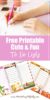 Free Printable To Do Lists... Cute and Fun Seasonal Digital Downloads