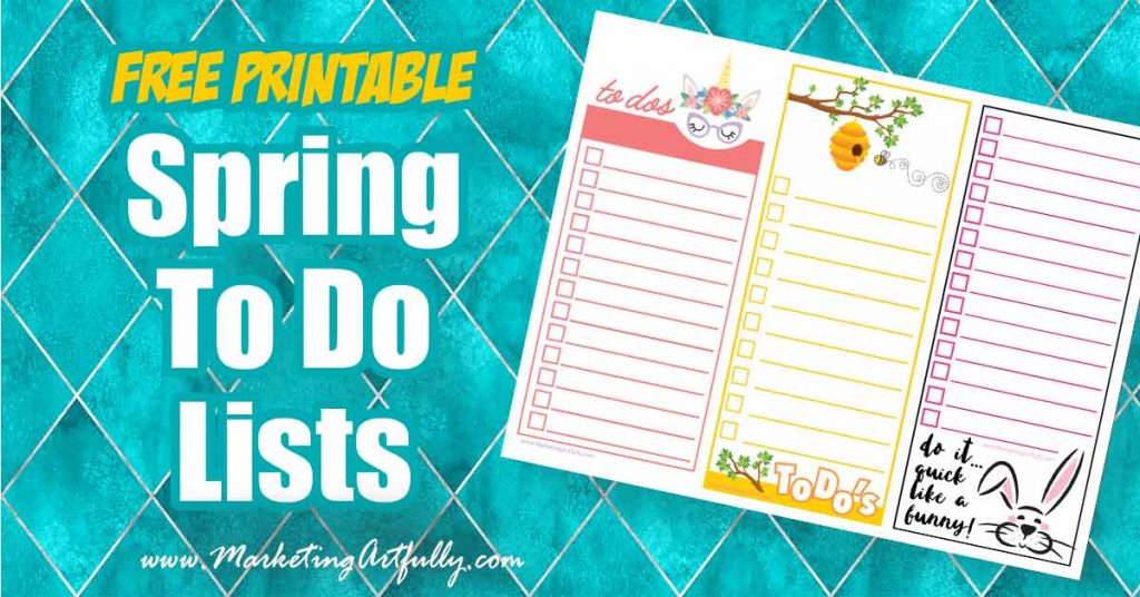 Free Printable To Do Lists… Cute and Fun Seasonal Digital Downloads ...
