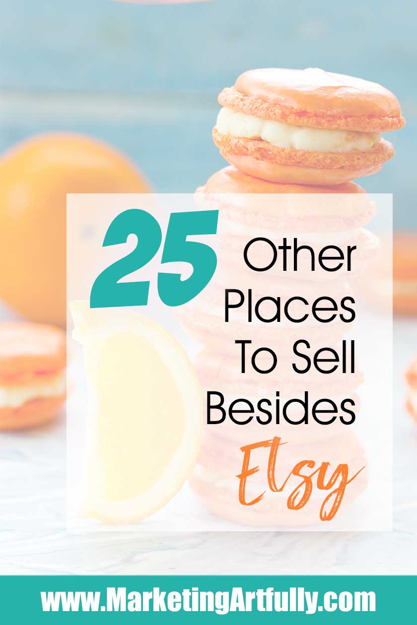 25 Plus Alternatives To Etsy... With all the Etsy changes lately, many Etsy sellers are looking for other places to sell than Etsy. This list is all the different places I have found for handmade, supplies, vintage or digital sellers!