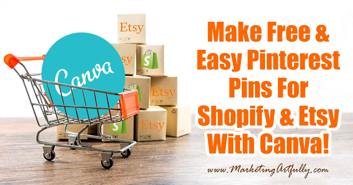 How to make cool Pinterest pins that get shared for free using the photo tool Canva, your product pictures and a little creativity. This Canva tutorial includes my best tips and ideas for making easy Pinnable images that actually help sell more on your Ecommerce shop. Includes a free printable checklist!