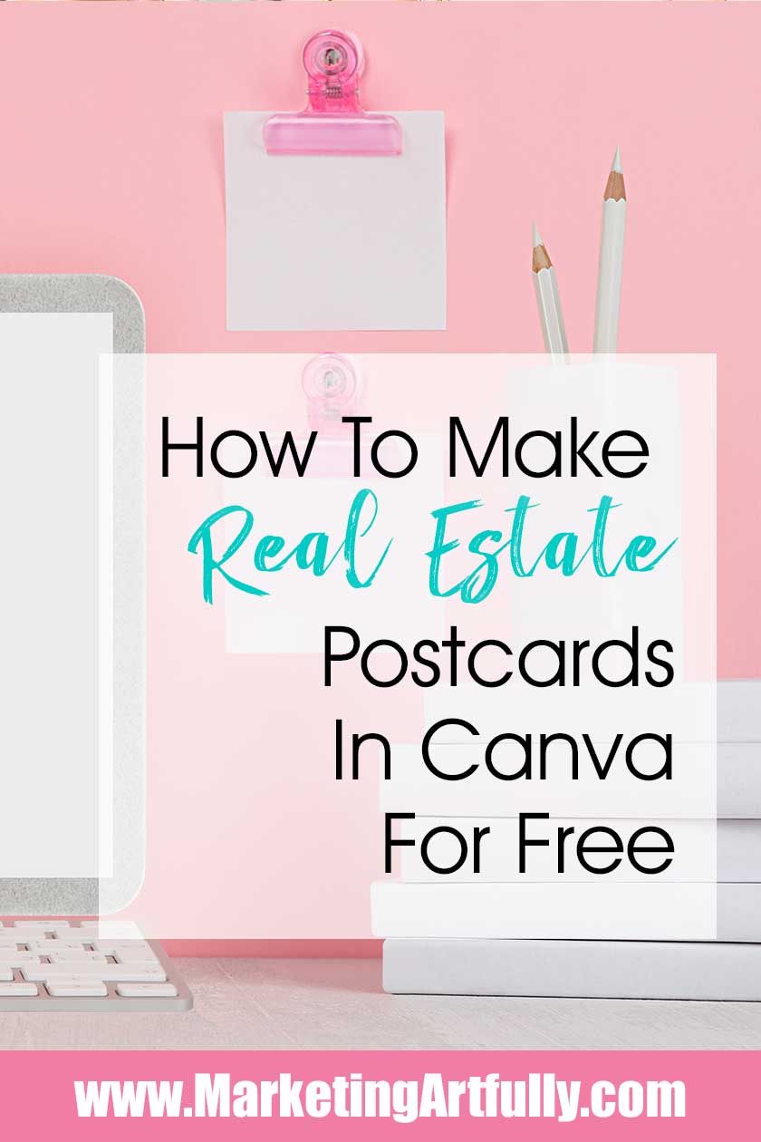 How To Make Real Estate Postcards In Canva For Free... Real estate postcard design tutorial using the free design site, Canva, to make funny, just listed and farming real estate postcards. Includes how to tips and ideas to make your mailings memorable!