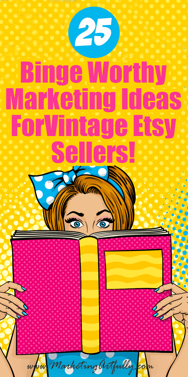 As Etsy sellers we are all looking for great Etsy shop ideas for our products and to help us make money. Since I had so many great tips and ideas for vintage Etsy sellers, I thought I would make a big, binge worthy "how to" marketing guide to get them in one handy dandy place!