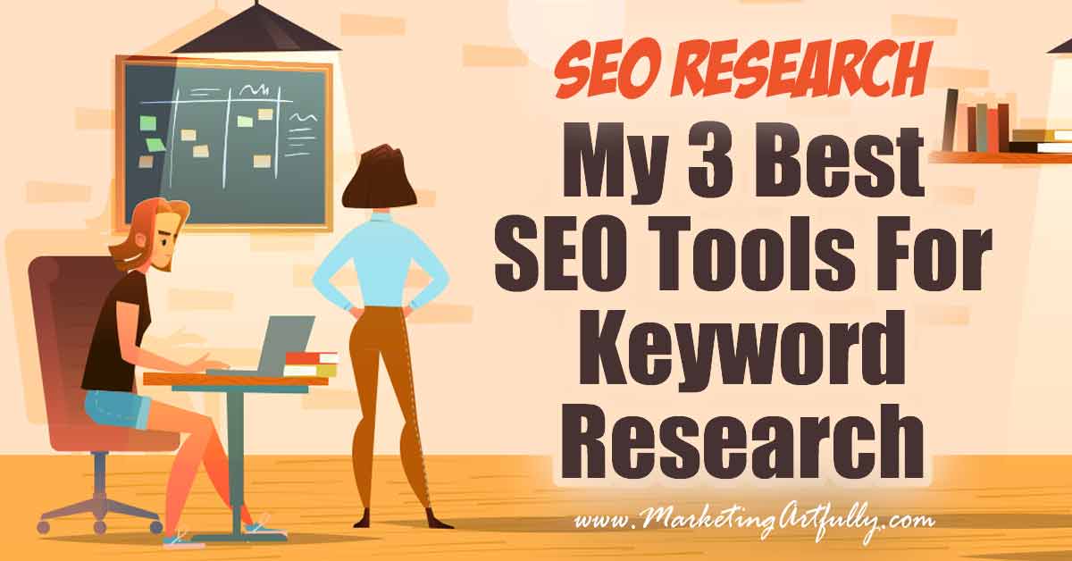 My 3 Best SEO Tools For Keyword Research... Understanding SEO is vital for bloggers. After obsessing about keywords for years, I have found 3 great tools and have some marketing tips for how to read and process the data for your Wordpress blog or website! Includes Google Search Console, Keyword Hero and Serpstat. 