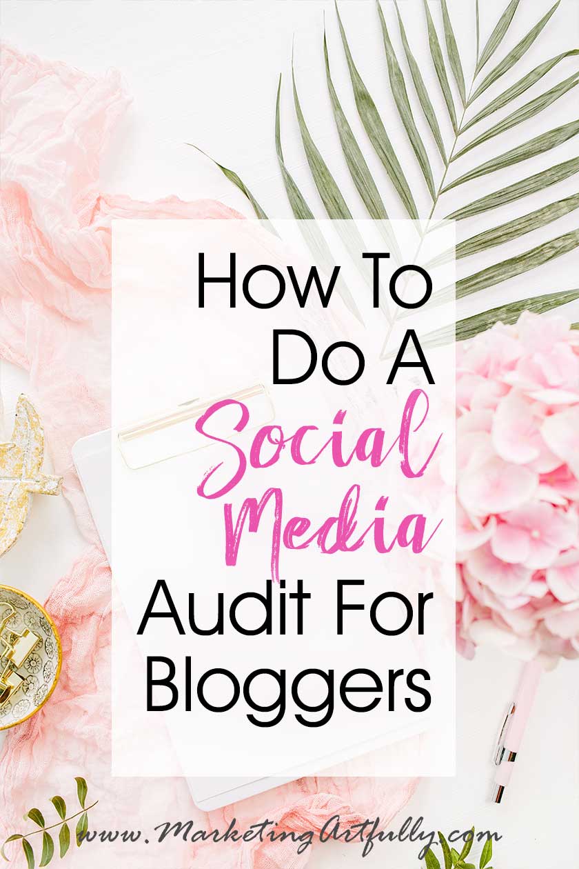 How To Do A Social Media Audit For Bloggers… This is a social media audit where we review our marketing goals, our traffic, and strategy for getting better returns from our efforts. Includes my best tips and ideas for tracking social media results.