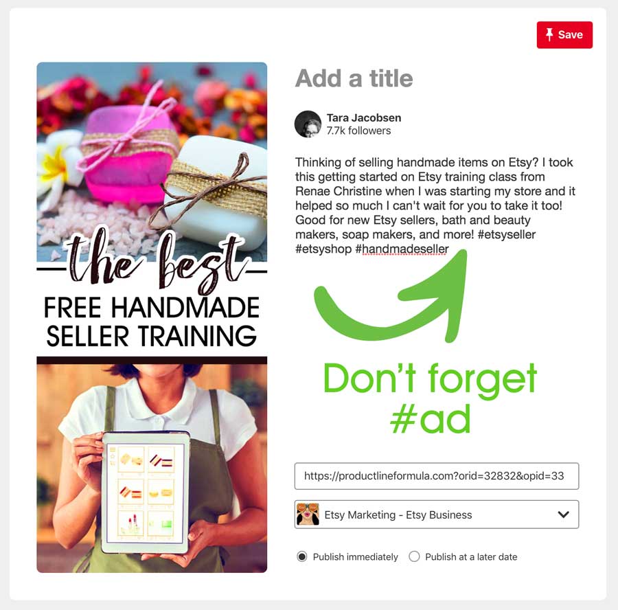 pinterest affiliate program