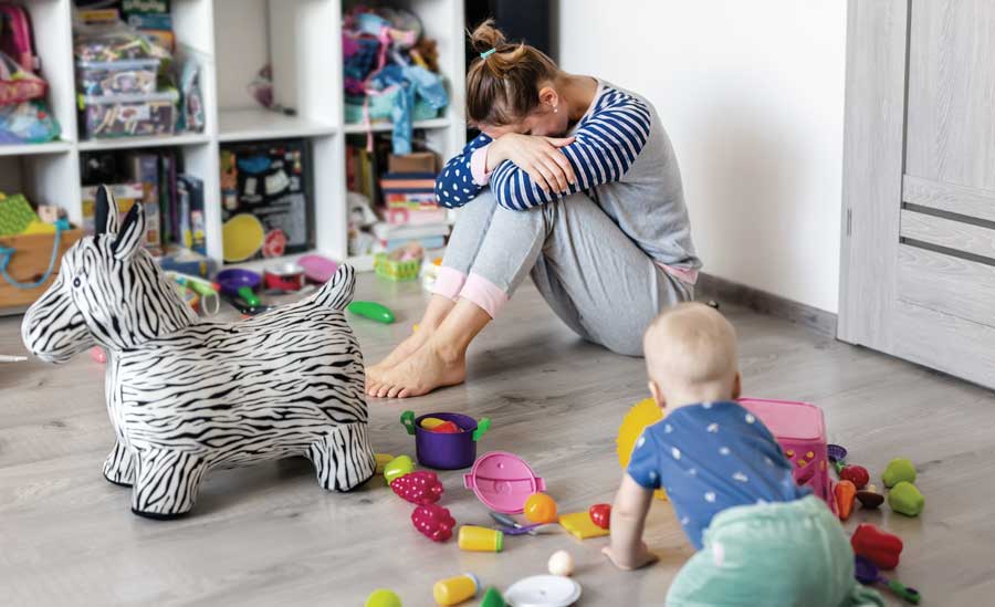 Messy playroom