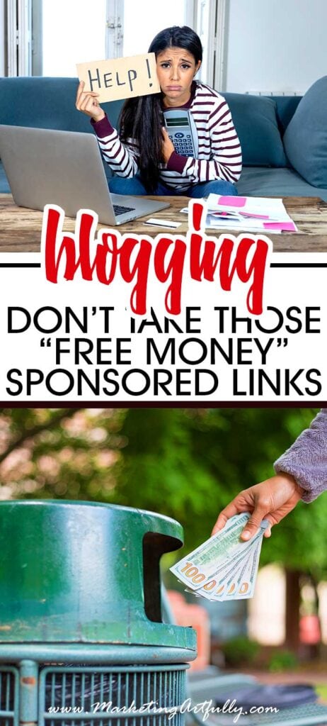 Why You Shouldn't Take Those "Free Money" Sponsored Links