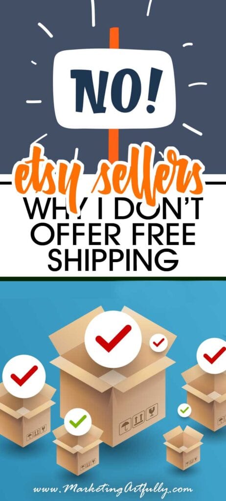 5 Reasons Why I Don't Offer Free Shipping In My Etsy Shop