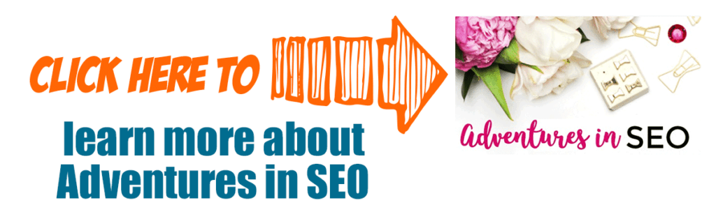 Click here to learn about Adventures in SEO