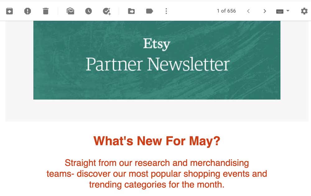 Etsy Partner Newsletter