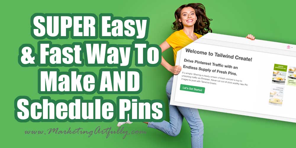 How To Make LOADS of Pinterest Pins Fast & Easy With Tailwind Create!