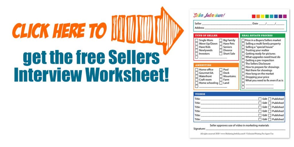 Click here to get the free sellers interview worksheet