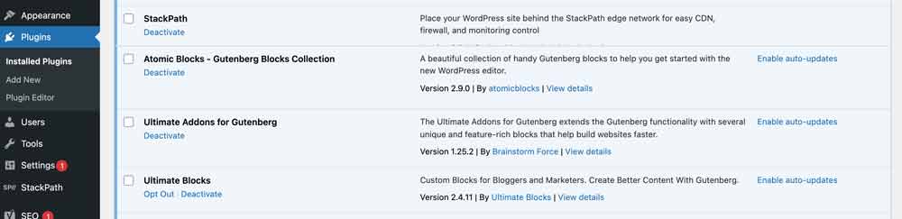 Download and install 3 Gutenberg Blocks Plugins