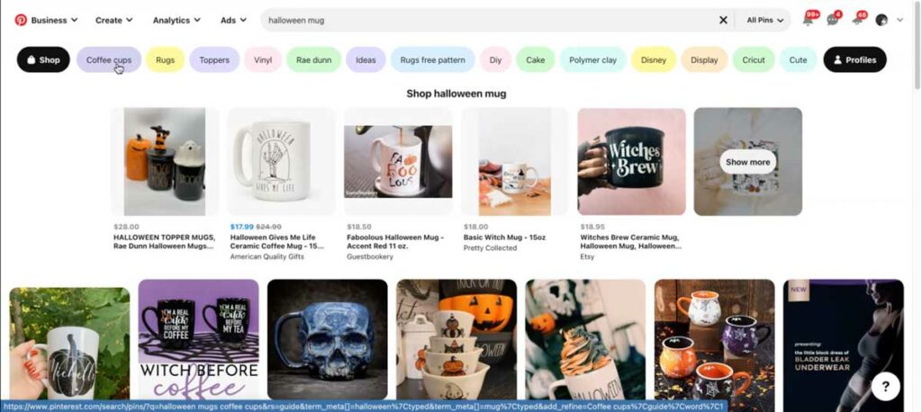 Check Pinterest For Etsy SEO Keywords