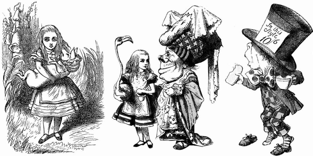 Alice In Wonderland Pictures In The Public Domain