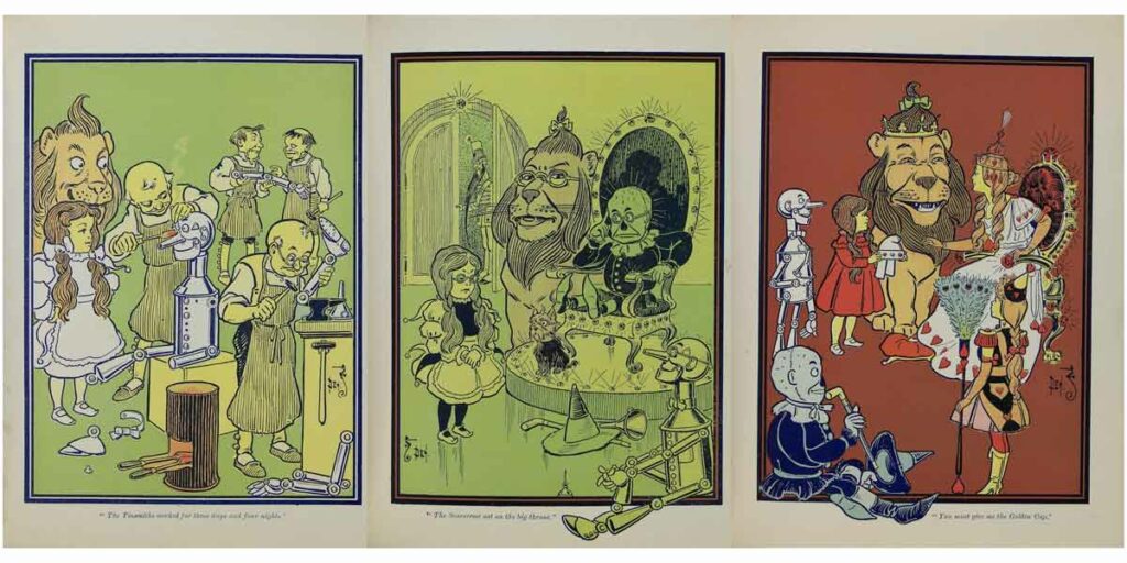 Wizard of Oz Illustrations In The Public Domain