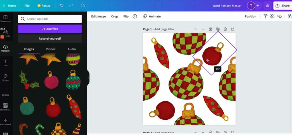 Add Other Elements To Your Seamless Pattern