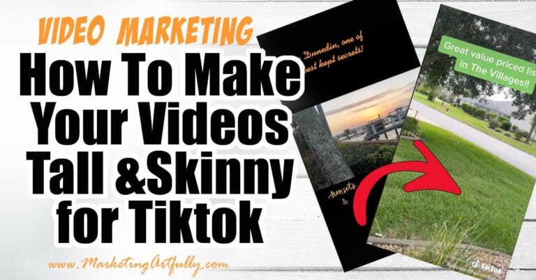 How To Make Wide Youtube Videos Tall and Skinny For Instagram and Tiktok (For Iphone)
