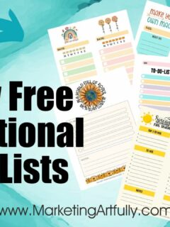 7 Free Motivational To Do Lists - Printable Digital Downloads